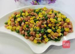 炒三丁的做法图解6