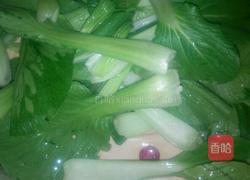 青菜炖豆腐的做法图解1