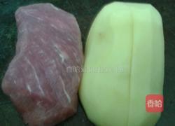 瘦肉土豆片的做法图解1