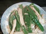 青椒炒山药