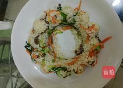 牛干巴蔬菜炒饭的做法图解4
