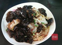 白菜炒木耳的做法图解8