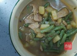 土豆炖豆角炒肉的做法图解9