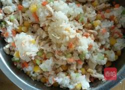 糯米鸡肉玉米饭的做法图解4