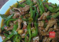 青椒炒肉的做法图解6