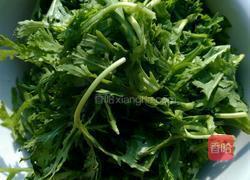 蒜香蒿菜的做法图解3
