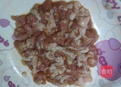 肉沫炒菜心的做法图解4