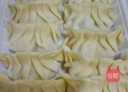 荠菜馅的饺子的做法图解4