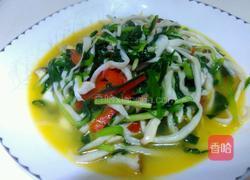 韭菜炒鸡腿菇的做法图解3