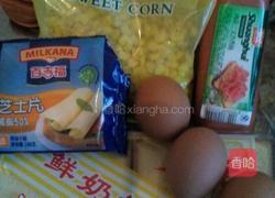玉米芝士三明治的做法图解1