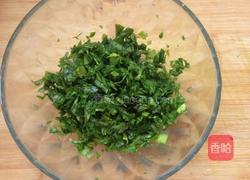 芹菜叶子鸡蛋饼的做法图解2