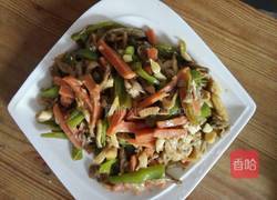 三色平菇的做法图解7