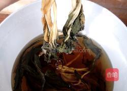 老干妈菜干豆腐蒸肉的做法图解1