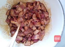 老干妈菜干豆腐蒸肉的做法图解2