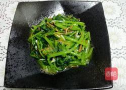 凉拌茼蒿的做法图解4