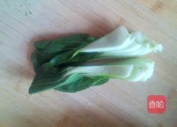 油菜炒鲜蘑的做法图解2