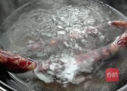 莲藕杏鲍菇炒香肠的做法图解2