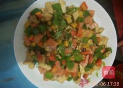五彩鸡胸肉的做法图解11