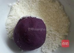 草莓椰蓉紫薯球的做法图解5