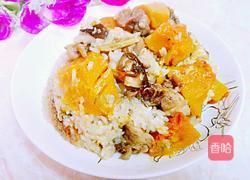 南瓜冬菇鸡肉饭的做法图解9