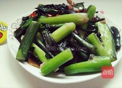 爆炒红菜苔的做法图解6