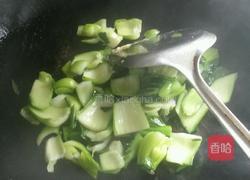 青菜蛋炒饭的做法图解3