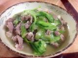 角瓜炒肉片