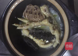 花菇营养高汤焗海参的做法图解3