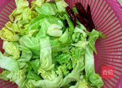 炒包菜的做法图解1