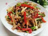 芹菜香干肉丝