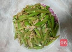 芹菜炒肉的做法图解3