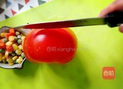 红运满堂（西红柿盅）的做法图解3
