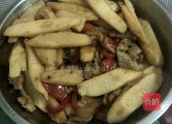 山药炒肉片的做法图解5