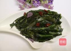 蒜蓉红菜心的做法图解9