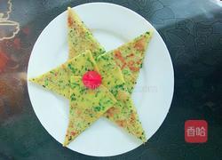 韭香虾仁鸡蛋饼的做法图解9