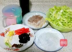 包菜粉丝回锅肉的做法图解1