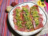 蒜苗拌牛肉