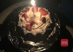 奶油草莓蛋糕6寸的做法图解6