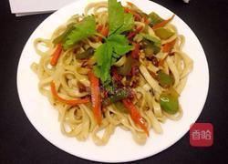 黄豆酱拌素面的做法图解7