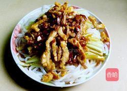 肉丝淋凉米粉的做法图解10