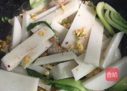 家常炒年糕的做法图解6