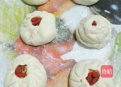 桂花糖、芝蔴、梅干菜包子的做法图解4