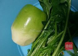 青罗卜菠菜鸡蛋煎饼的做法图解1