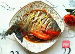 清蒸红仓晶鱼的做法图解4