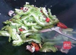 辣椒炒苦瓜肉的做法图解7