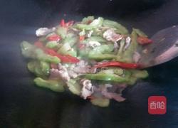 辣椒炒苦瓜肉的做法图解8