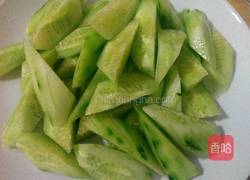 虾仁炒青瓜的做法图解4