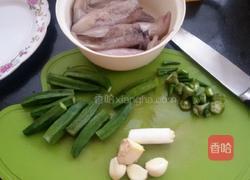 秋葵蒸海兔的做法图解1