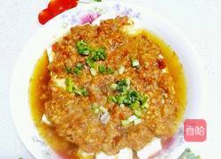 肉泥蒸豆腐的做法图解6