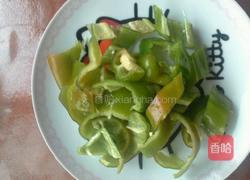 青椒炒肉的做法图解3